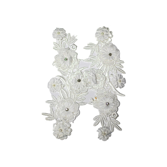 Beaded Motif BM017 - White