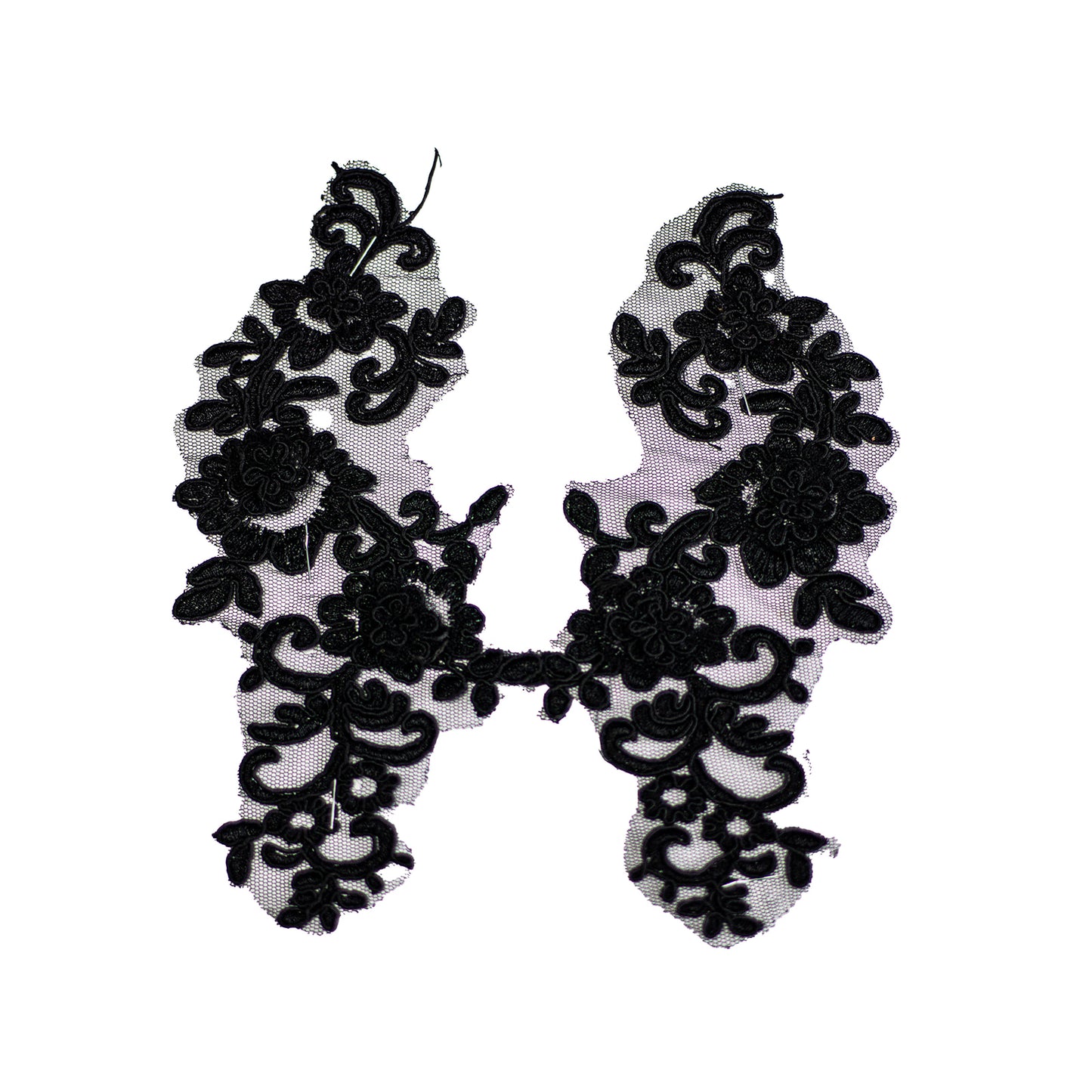 Embroided Motif EM339 - Black