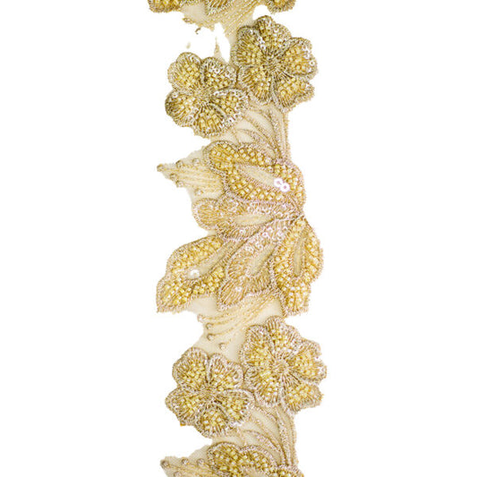 Beaded Trimmings BT140 - Dark Cream