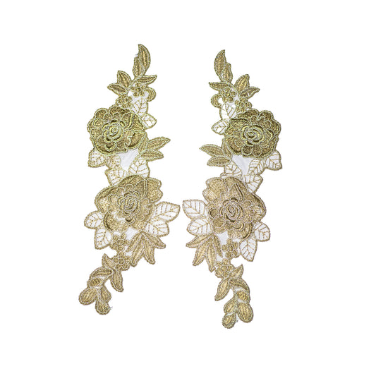 Embroided Motif EM010 - Gold