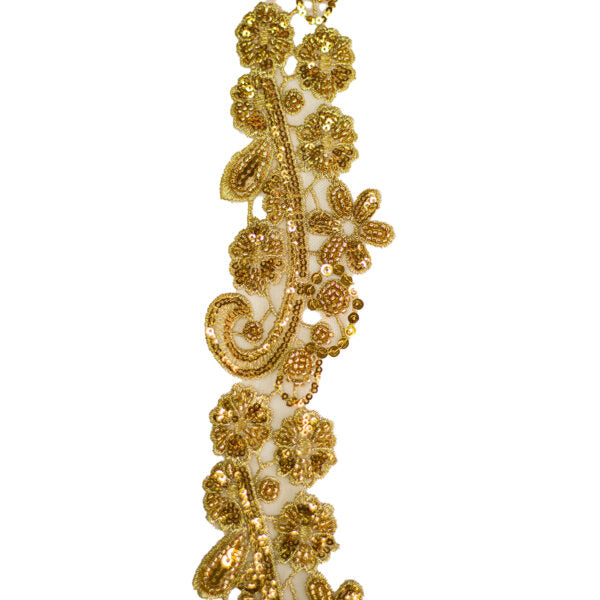 Beaded trimmimg BT 137 - Gold