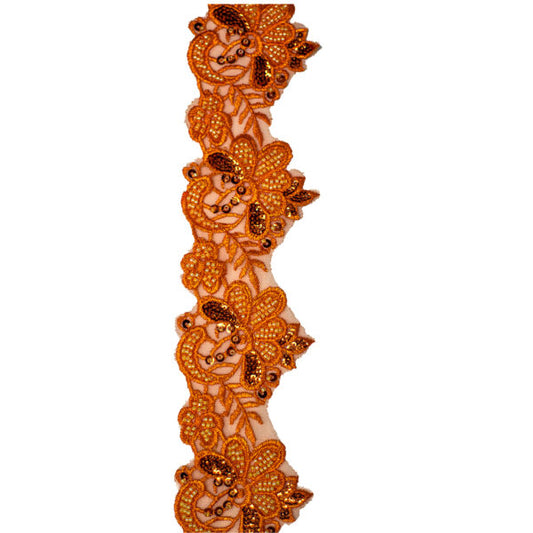 Beaded Trimming BT148 - Orange