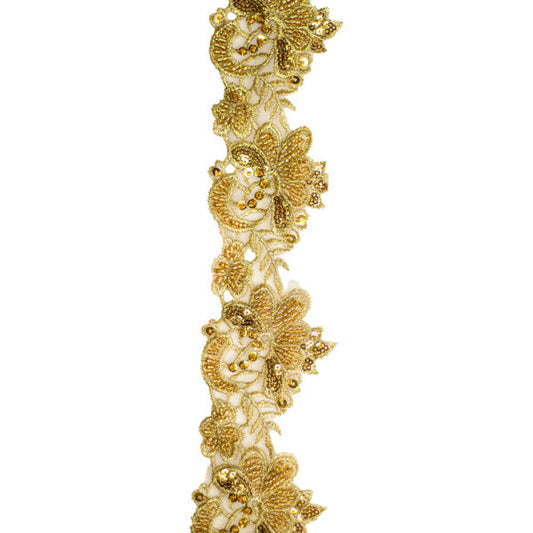 Beaded Trimming BT148 - Gold