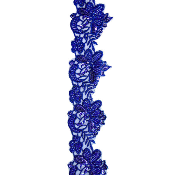 Beaded Trimming BT148 - Royal Blue