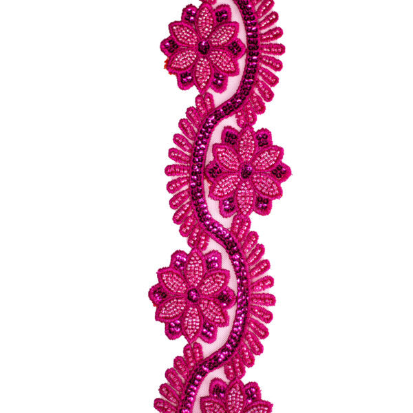 Beaded Trimming BT3174 - Ceres Pink