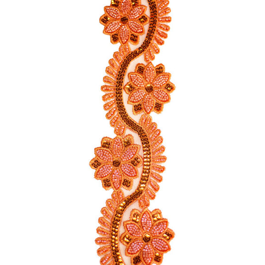 Beaded Trimming BT3174 - Orange