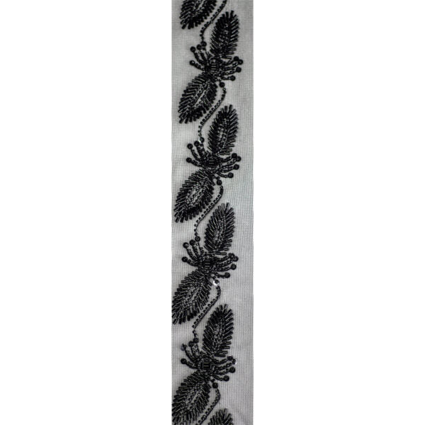 Beaded Trimming BT3182 - Black
