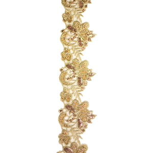 Beaded Trimming BT148 - Bronze/Gold