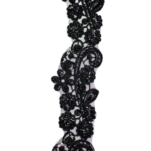 Beaded trimmimg BT 137 - Black