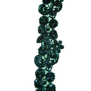 Beaded trimmings BT 137 - Bottle Green