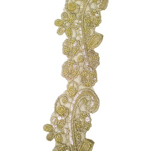 Beaded trimmimg BT 137 - Dark Cream