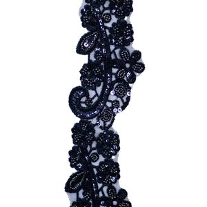 Beaded trimmings BT 137 - Navy