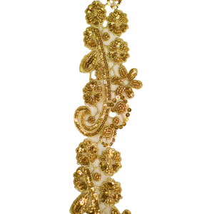 Beaded trimmings BT 137 - Gold