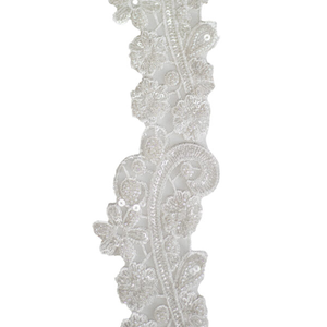 Beaded trimmings BT 137 - Off White