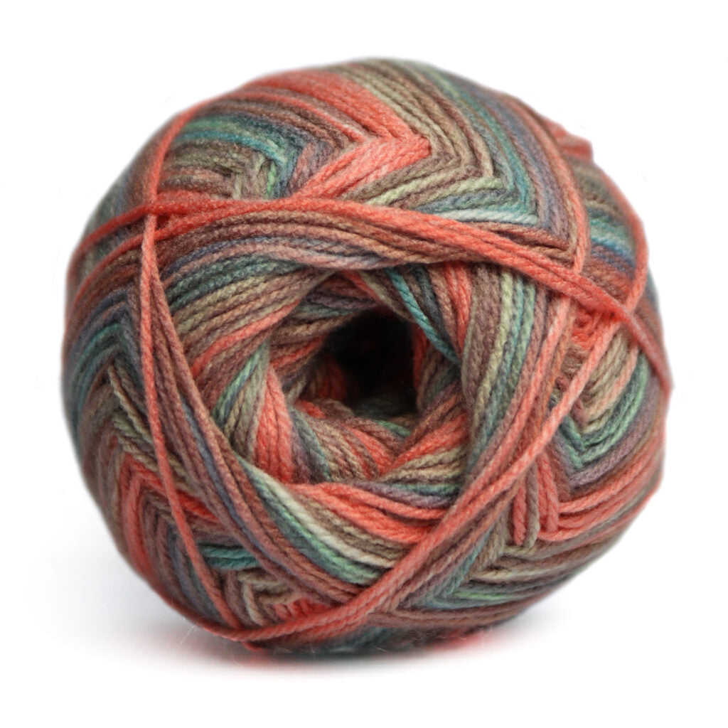 multicolour wool with white background
