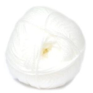 Charity Double Knit Wool 100g Ball White 001
