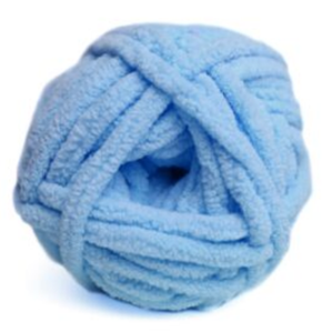 Velour Solid Wool 100g ball Sky 003